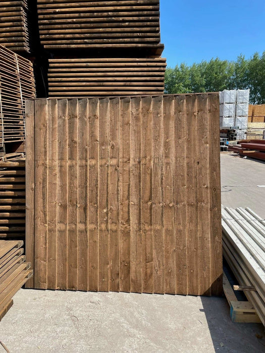 Featheredge Fence Panel 6x6 ft