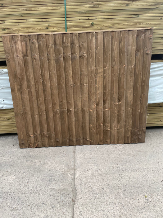 Featheredge Fence Panel 6x6 ft